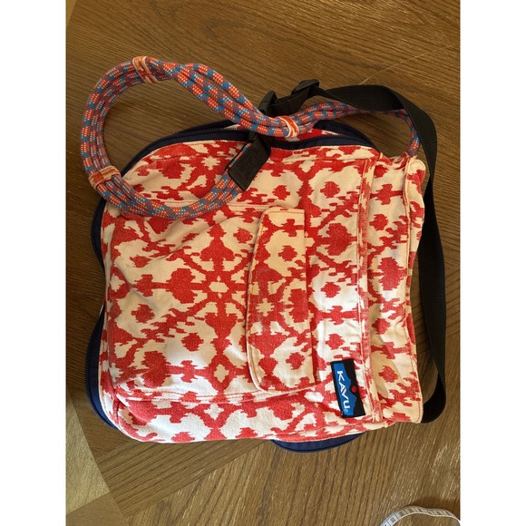 Kavu Handbags - Kavu bag red‎ white